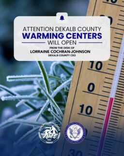 🚨 24-Hour Warming Center Activation NOW IN EFFECT 🚨

Due to dangerously cold temperatures and hazardous wind chills, DeKalb County has activated 24-hour warming centers beginning 6:00 a.m. Saturday, January 24 through Monday, January 26, 2026.

Anyone in need of a warm, safe place is encouraged to seek shelter immediately or share this information.

🏠 Open 24 Hours (Jan 24–26)

• Exchange Park Intergenerational Center – Decatur
• Frontline Response International – Atlanta
• St. Vincent de Paul – Chamblee
• Tobie Grant Recreation Center – Scottdale

🚌 Transportation Assistance (Revised for Early Opening)

Transportation pickups will begin Sunday morning, January 24, starting at 7:00 a.m.
All routes originate from Frontline Response Headquarters
📍 2585 Gresham Rd SE, Atlanta

📞 Transportation & Coordination: 404-334-3610

🚶 Walk-In & Early Entry

Individuals may arrive directly at Frontline Response Headquarters starting at 6:00 a.m. Saturday for warming center placement and services.

🤝 Additional Community Warming Centers

• New Life Community Alliance – Nightly 7 p.m.–7 a.m.
• Tucker First United Methodist Church Cold Weather Refuge – Jan 24–27

🔗 Full details and locations: www.dekalbcountyga.gov/weather

Please share. This information can save a life.