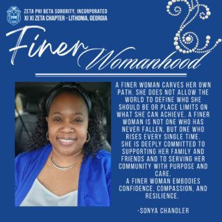 Resilience is the hallmark of a Finer Woman. 🕊️ Soror Sonya Chandler shares that being Finer means carving your own path and rising every single time you fall. #Resilience #FinerWomanhood #ZetaPhiBeta #CommunityPurpose