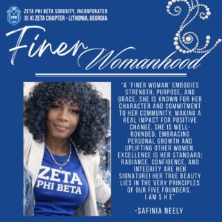 Excellence is the standard; Radiance is the signature. π Soror Safinia Neely believes that true beauty lies in the very principles of our Five Founders. When you embody strength and purpose, you make a real impact. ποΈ