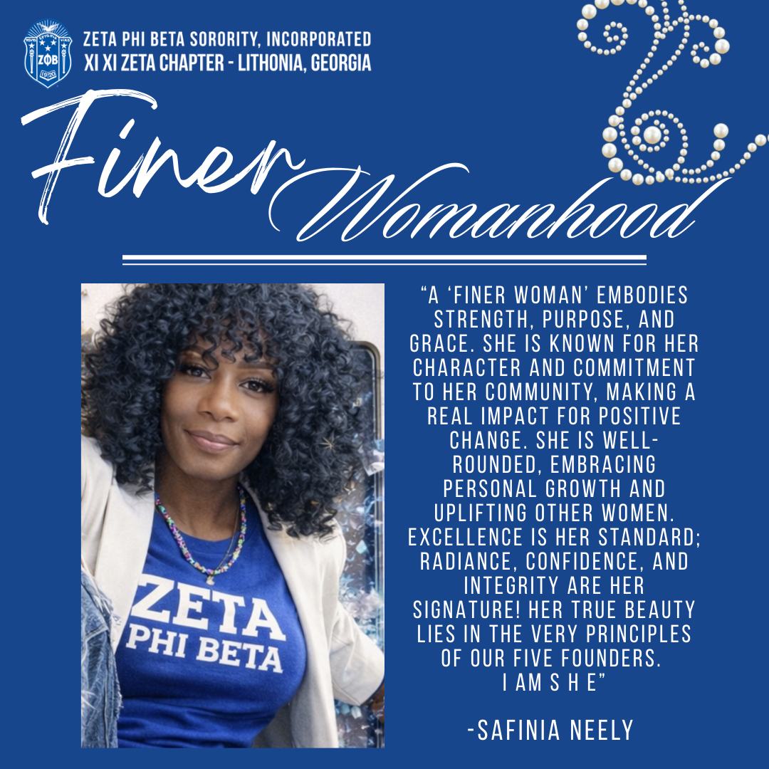 Excellence is the standard; Radiance is the signature. π Soror Safinia Neely believes that true beauty lies in the very principles of our Five Founders. When you embody strength and purpose, you make a real impact. ποΈ