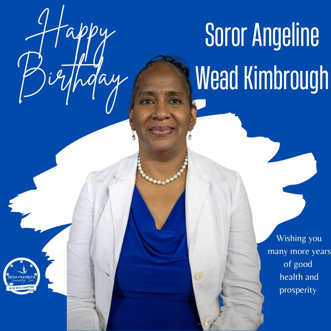 Happy Birthday, Ann Wead Kimbrough, from Xi Xi Zeta!

On behalf of the entire Xi Xi Zeta Chapter, we want to wish you the happiest of birthdays! We hope your day is filled with joy, laughter, and everything you wished for. May the year ahead be even brighter!