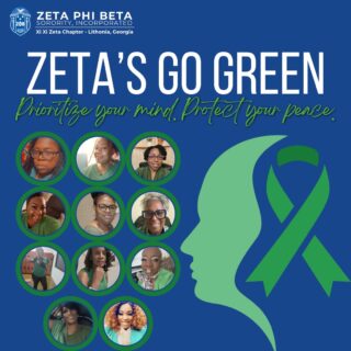 Zetas Go Green for Mental Health! Let’s come together to observe Mental Health Awareness Month and make a powerful statement of solidarity. Green symbolizes hope, strength, and a commitment to ending the stigma surrounding mental health.
Join us as we continue raising awareness, promoting understanding, and fostering a culture of empathy and support.
#ZetasGoGreen
#mentalhealthawareness
#MHAstandswithZPB
#ZPhiBZHOPE
#ZPhiB