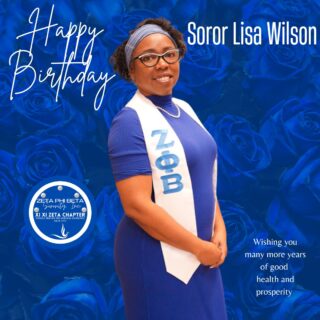 Happy Birthday, Lisa Wilson, from Xi Xi Zeta!
On behalf of the entire Xi Xi Zeta Chapter, we wish you the happiest of birthdays! We hope your day is filled with joy, laughter, and everything you wished for. May the year ahead be even brighter!