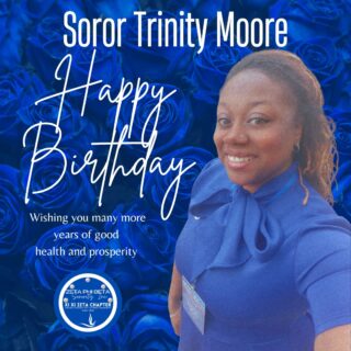 Happy Birthday, Trinity Moore, from Xi Xi Zeta!
On behalf of the entire Xi Xi Zeta Chapter, we wish you the happiest of birthdays! We hope your day is filled with joy, laughter, and everything you wished for. May the year ahead be even brighter!