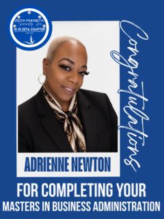 ππ Congratulations, Soror Adrienne Newton! ππ
Zeta Phi Beta Sorority, Incorporated β Xi Xi Zeta Chapter proudly celebrates Soror Adrienne Newton on the outstanding accomplishment of completing her Masterβs in Business Administration! πππΎ
Your commitment, perseverance, and dedication to higher education beautifully reflect our principle of Scholarship. We celebrate this milestone with you and wish you continued success as you enter your next chapter! ποΈππ€
Congratulations, Soror Newton! Xi Xi Zeta is proud of you! πβ¨
#ZetaPhiBeta #XiXiZeta #ZetaScholarship #CongratulationsSoror #ScholarshipInAction