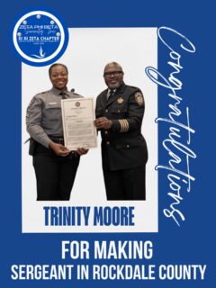 πποΈ Congratulations, Soror Trinity Moore! ποΈπ
Zeta Phi Beta Sorority, Incorporated β Xi Xi Zeta Chapter proudly congratulates Soror Trinity Moore on her promotion to Sergeant with the Rockdale County Sheriffβs Office! ππΎπ
Your dedication, leadership, and commitment to serving your community exemplify the spirit of Service and Finer Womanhood. We are proud to celebrate this well-deserved professional milestone with you!
Continue to lead, serve, and make an impact, Sergeant Moore! ππ€
#ZetaPhiBeta #XiXiZeta #FinerWomanhood #ZetasInService #CongratulationsSoror